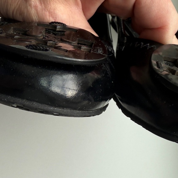 EUC Tory Burch Shoes | Tory Burch Patent Leather Flats | Color: BLACK | Size: 9 - Picture 9 of 10